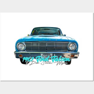 1962 Ford Falcon 2 Door Station Wagon Posters and Art